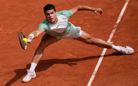 Carlos Alcaraz's 2024 French Open Outfit and Tennis Shoes.